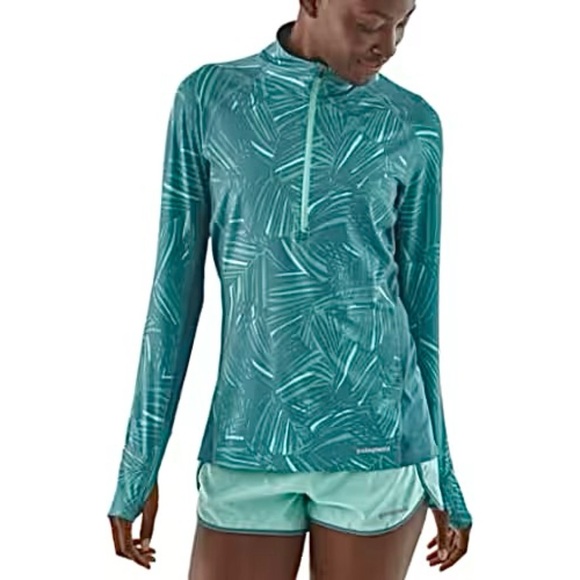 Patagonia Lightweight Quarter Zip Geometric Jacket - M - Picture 1 of 12